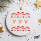 Christmas Country Goose - Ornament Decal