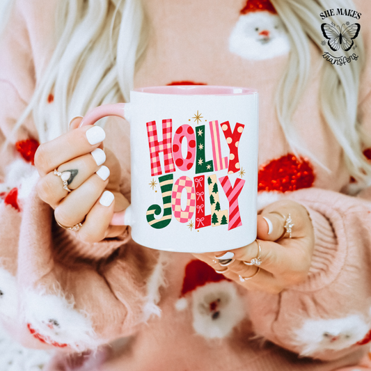 Holly Jolly Printed - Cup Decal