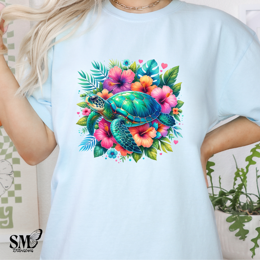 Floral Sea Turtle