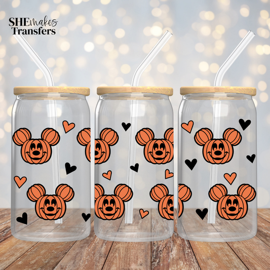 Mouse pumpkins cup wrap