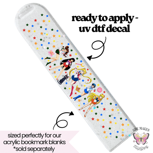 Cosmic Girls - bookmark uv dtf