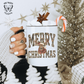 Merry Christmas Camo Deer - Cup Decal