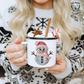 Crochet Snowman - Gingerbread Cup Decal