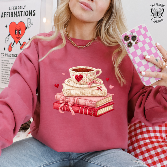 Crochet Books and Coffee