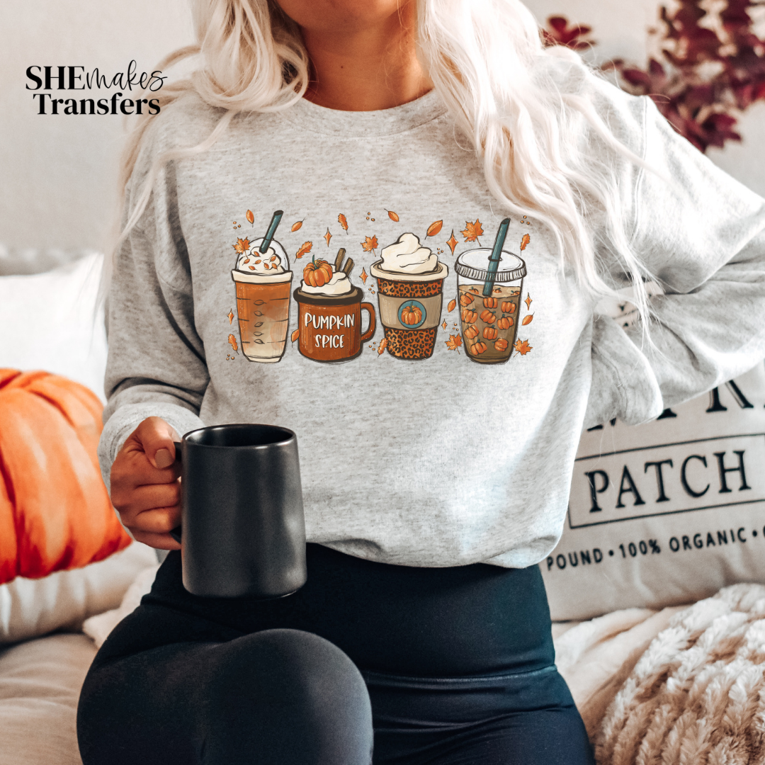 Fall coffee cups