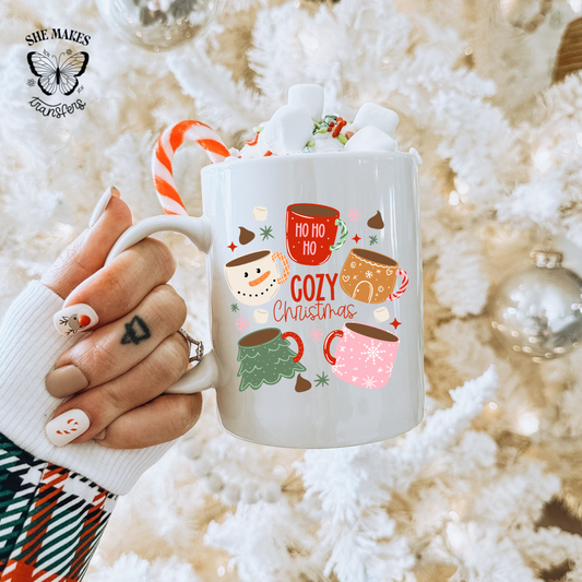 Cozy Christmas Mug - Cup Decal