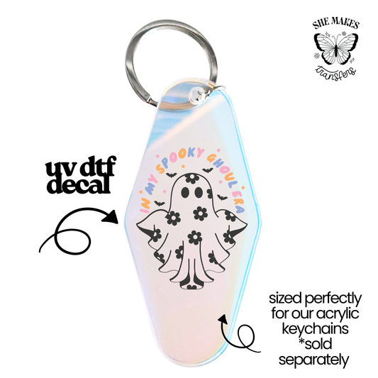 Spooky Ghoul Era- keychain uv dtf