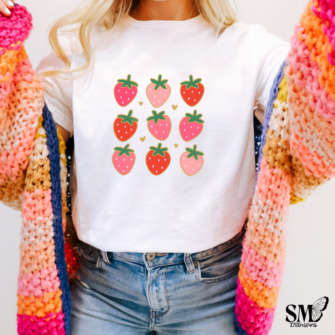 Strawberry Pink & Red