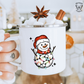 Merry Bright Snowman -  cup decal
