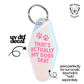 Dogs Seat- keychain uv dtf