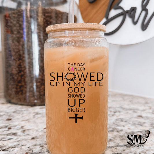 The day cancer showed up - uv cup decal