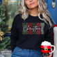 Merry Christmas Checkered Red Green White