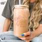 This Girl Runs On Coffee Jesus - Cup Decal