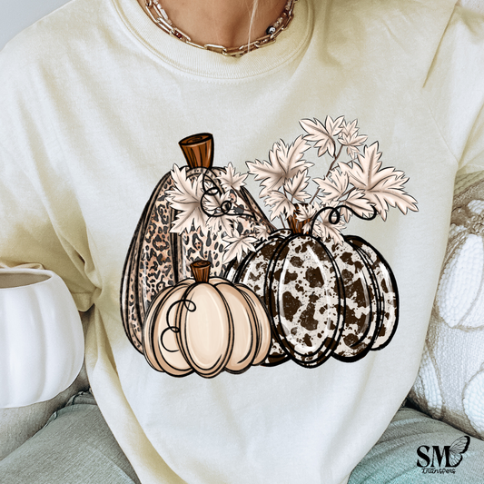 Leopard Cow Pumpkins