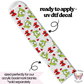 Green Christmas Guy - bookmark uv dtf