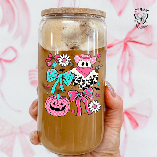 Western Pink Ghosty - cup decal
