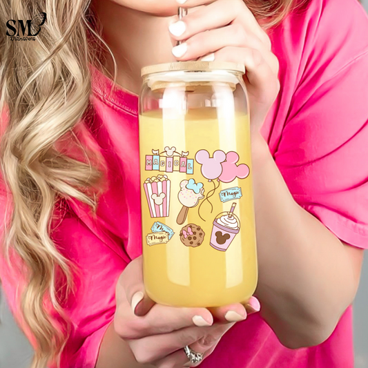 Magical Mouse Ears & Snacks  - Cup Decal