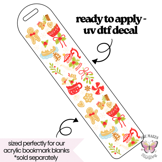 Holiday Feast - bookmark uv dtf