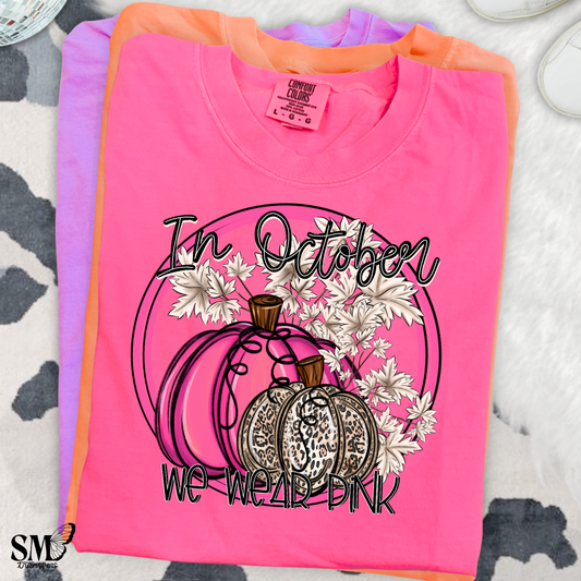 October Wear Pink Pumpkins