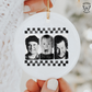 The Checkered Christmas Trap - Ornament Decal