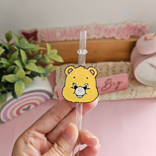 Yellow Care - 3D Straw Topper