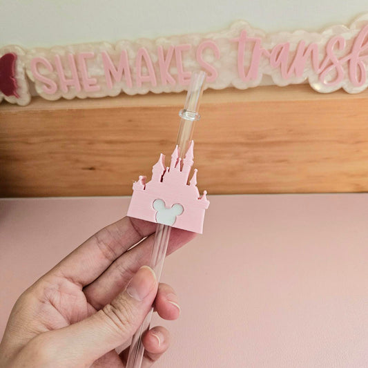 Castle - 3D Straw Topper