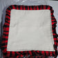 Red Plaid Trim Pillow Cases