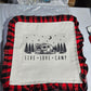 Red Plaid Trim Pillow Cases