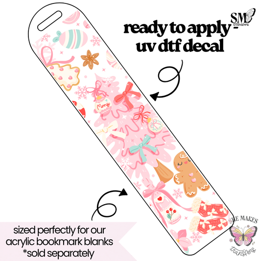 Pink Sweet Holiday - bookmark uv dt