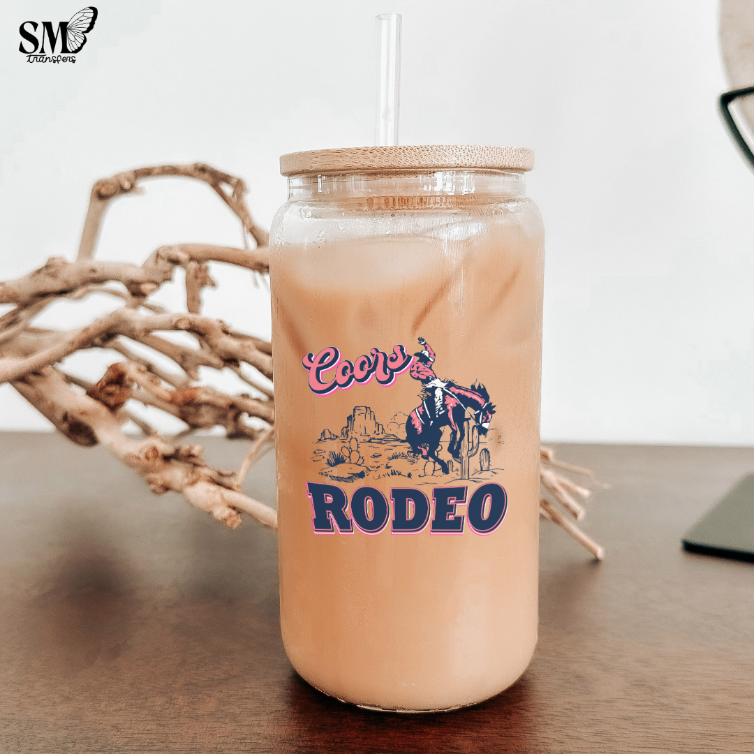 Pink Rodeo Decals Pink Cowboy Rodeo- Cup Decal – SHEmakes Transfers