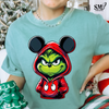 Furry Green Guy Mouse Ears Hoodie