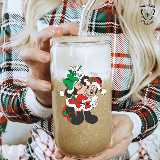 Mistletoe - Christmas Colours - cup decal