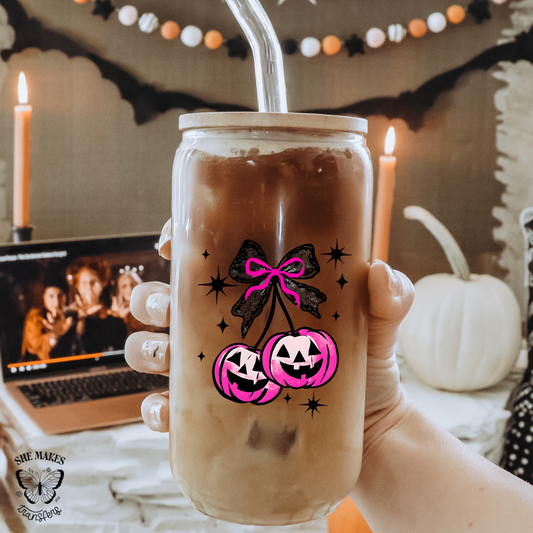 Pink Harvest Delight - cup decal