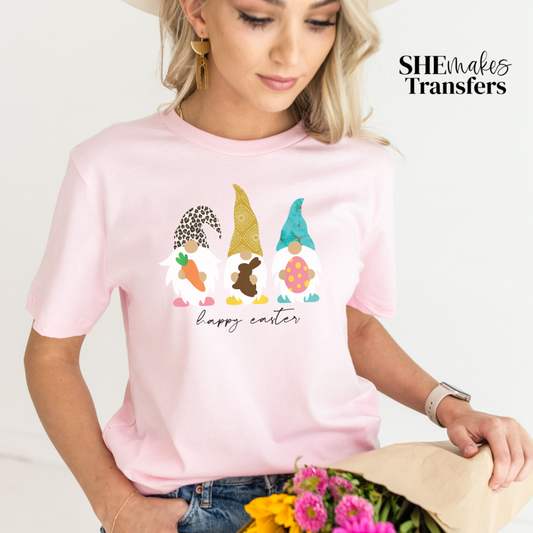 Happy Easter cute gnomes