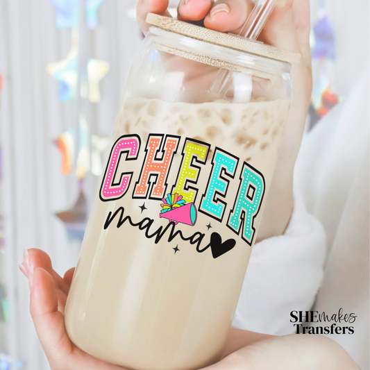 Cheer mama cup decal