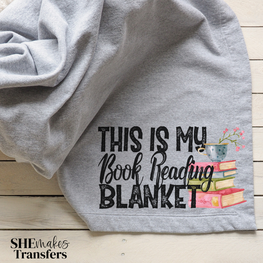 This is my book reading blanket