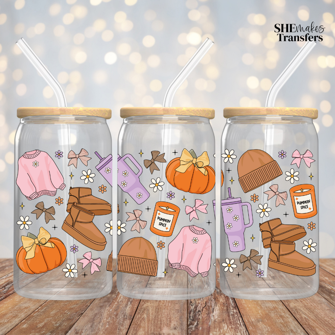 Fall things cup wrap
