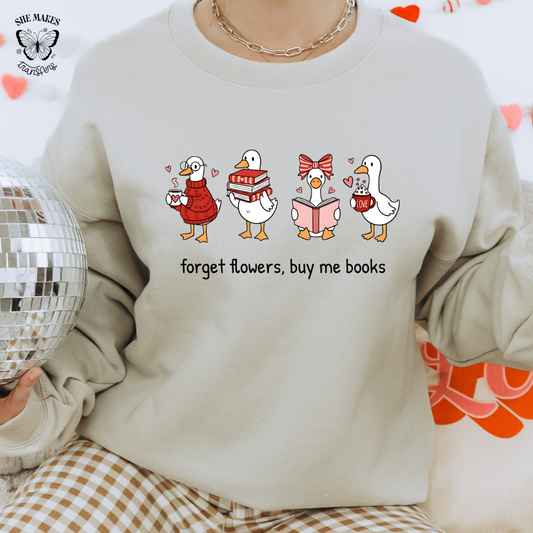 Forget Flowers, Buy Me Books