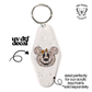 Floral Mouse Ears Pumpkin - keychain uv dtf