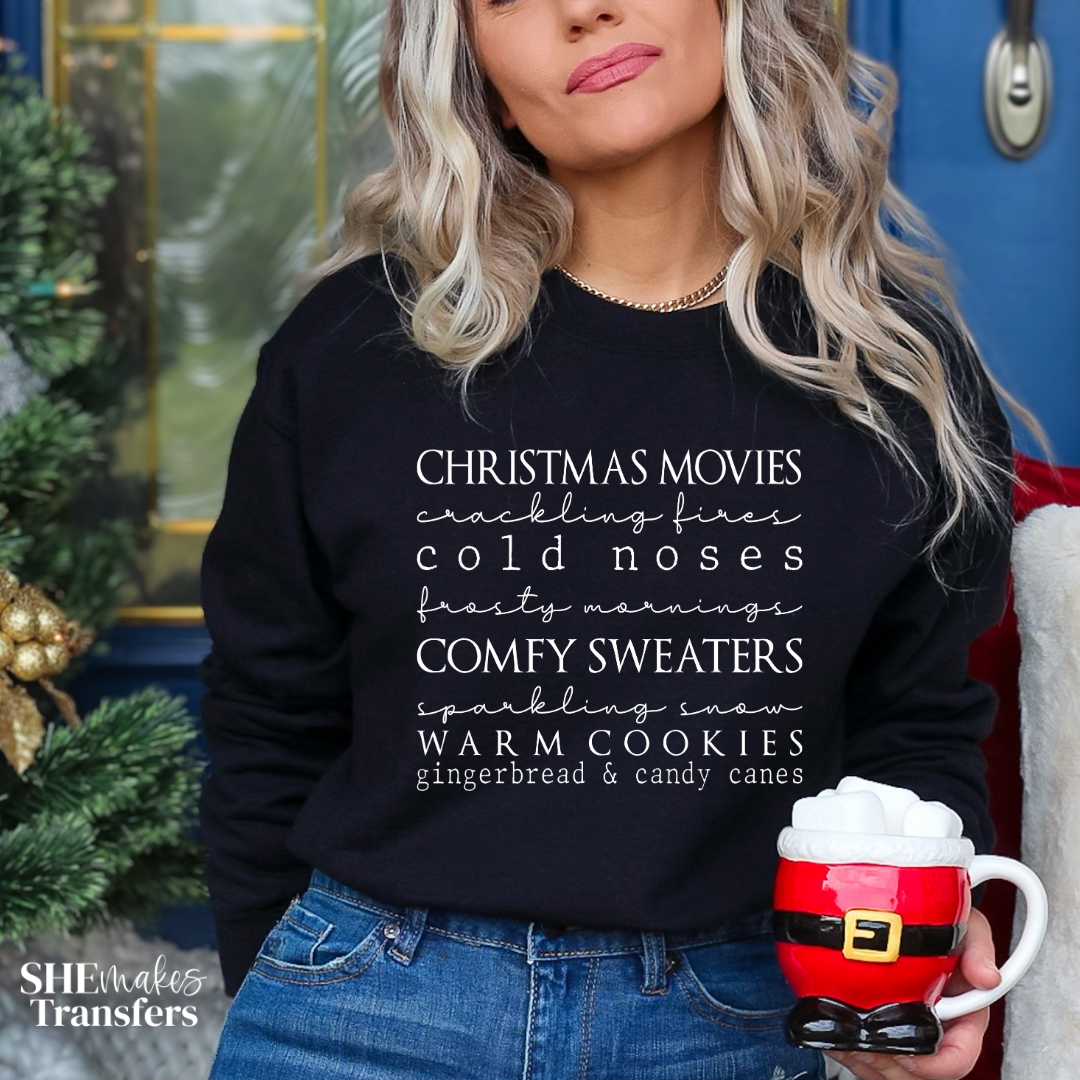 Christmas Text White