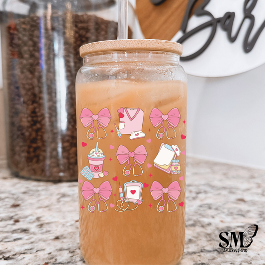 VALENTINE NURSE things - uv cup decal