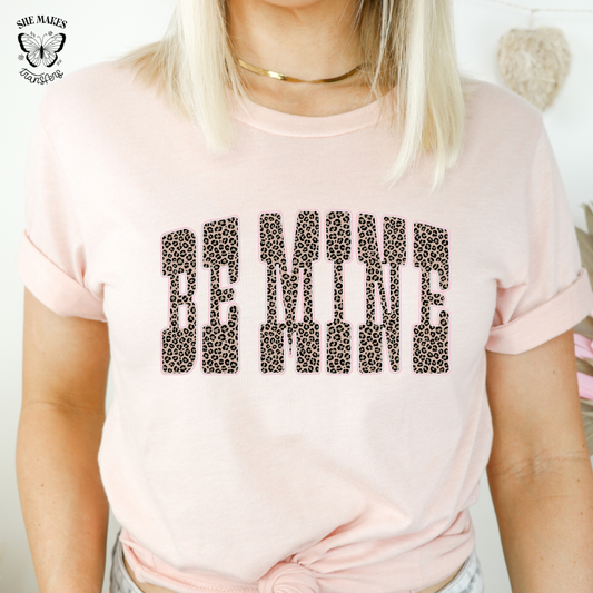 Be Mine Leopard Print