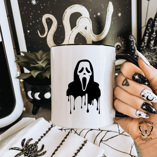 Ghost Scream - cup decal