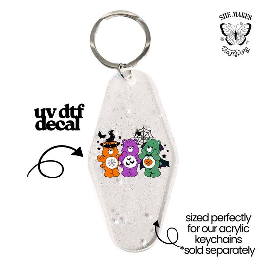 Witchy Bears Vintage - keychain uv dtf