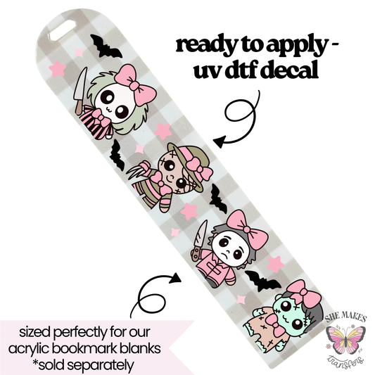 Coquette Horror - bookmark uv dtf