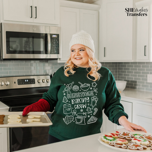 Christmas Baking Crew White
