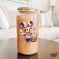 Girl Mouse In Pink Easter Eggs- cup decal