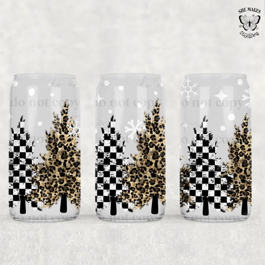 Checker Cheetah Trees -  Full Wrap