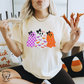 3 Patterned Painted Ghosts