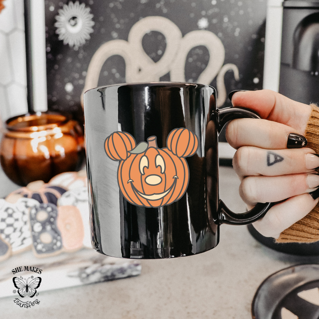 Mouse Lantern- cup decal